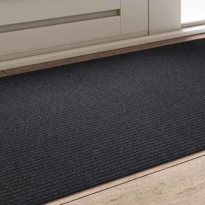 Tapijt Loper Antraciet 80 x 150 cm Stof