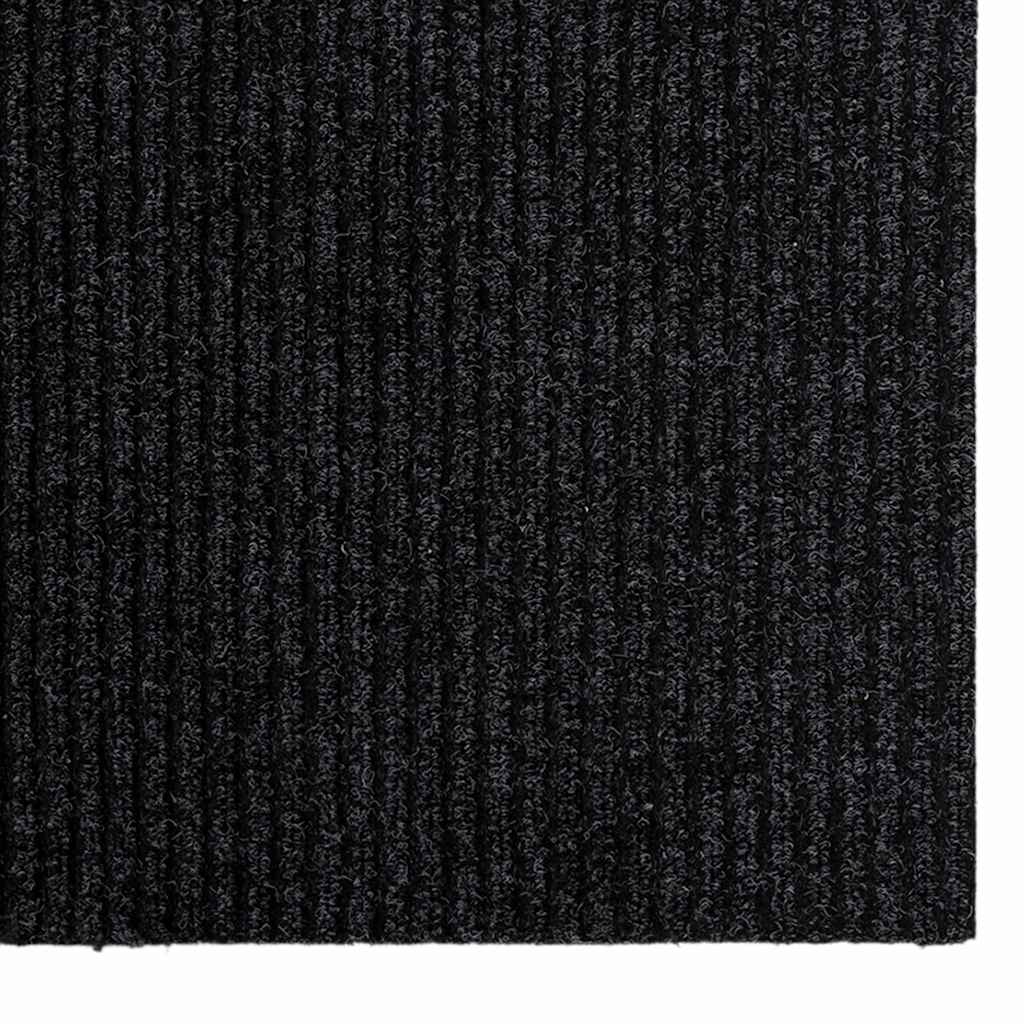 Tapijt Loper Antraciet 80 x 200 cm Stof