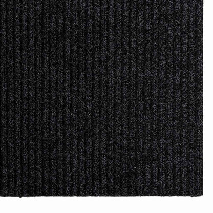Tapijt Loper Antraciet 80 x 200 cm Stof