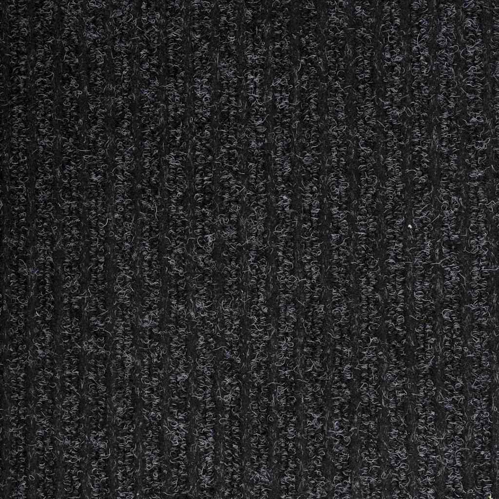 Tapijt Loper Antraciet 80 x 200 cm Stof