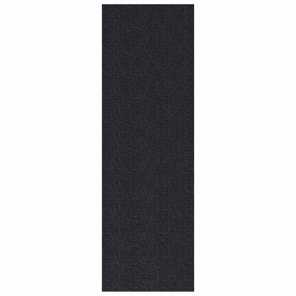 Tapijt Loper Antraciet 80 x 200 cm Stof