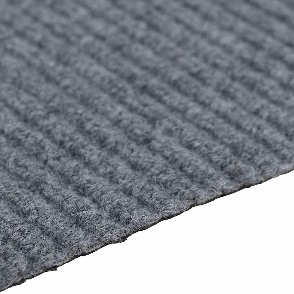 Tapijt Loper Lichtgrijs 80 x 200 cm Stof