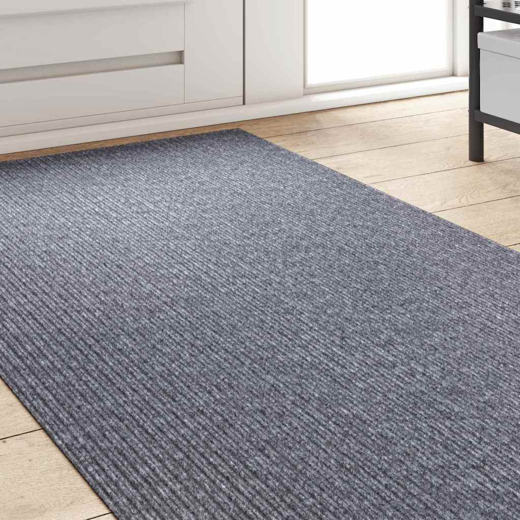 Tapijt Loper Lichtgrijs 80 x 200 cm Stof