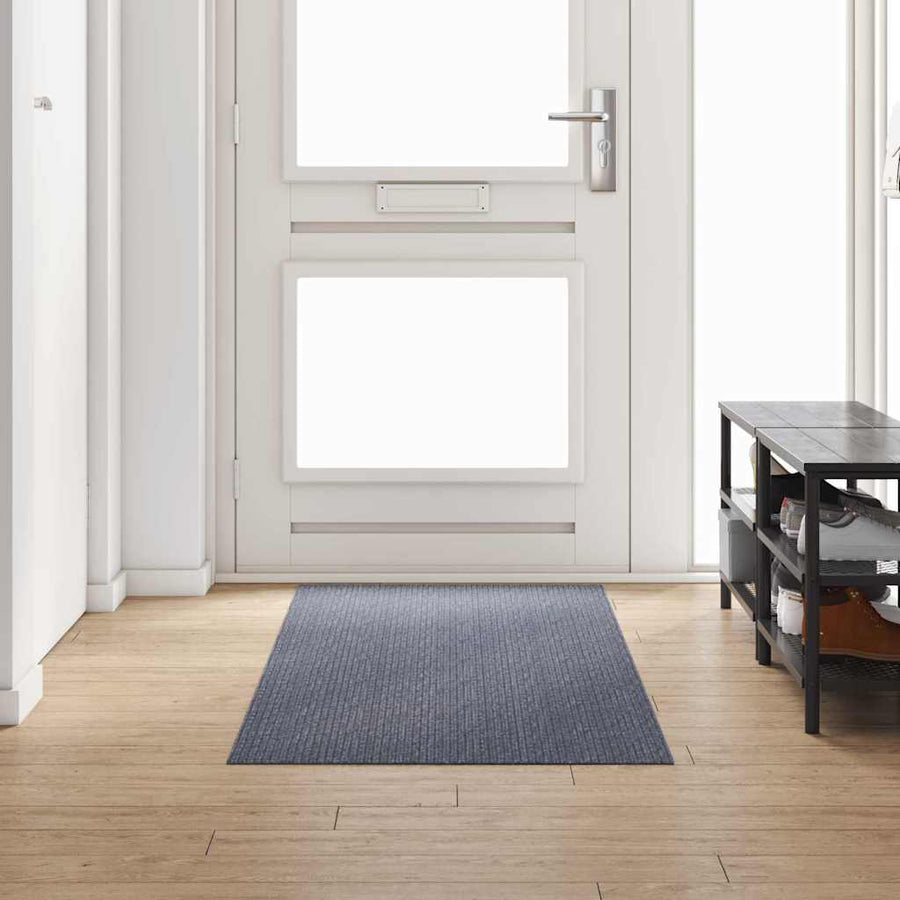 Tapijt Loper Lichtgrijs 80 x 250 cm Stof