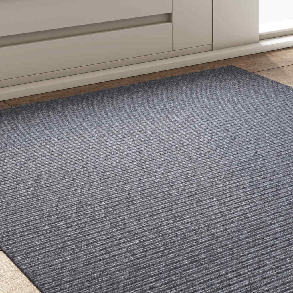 Tapijt Loper Lichtgrijs 100 x 100 cm Stof