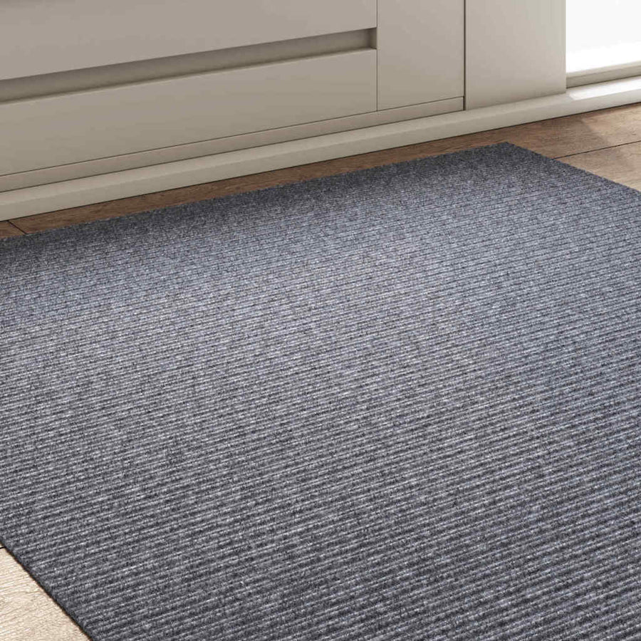 Tapijt Loper Lichtgrijs 100 x 100 cm Stof