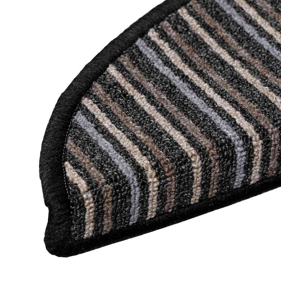 Zelfklevende Trapmatten 15 pcs Antraciet 56 x 17 x 3 cm