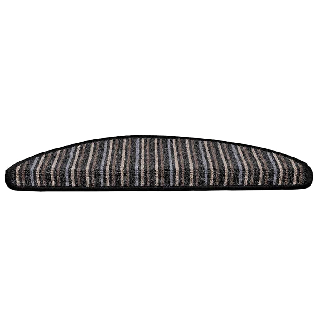 Zelfklevende Trapmatten 15 pcs Antraciet 56 x 17 x 3 cm