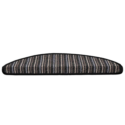 Zelfklevende Trapmatten 15 pcs Antraciet 56 x 17 x 3 cm