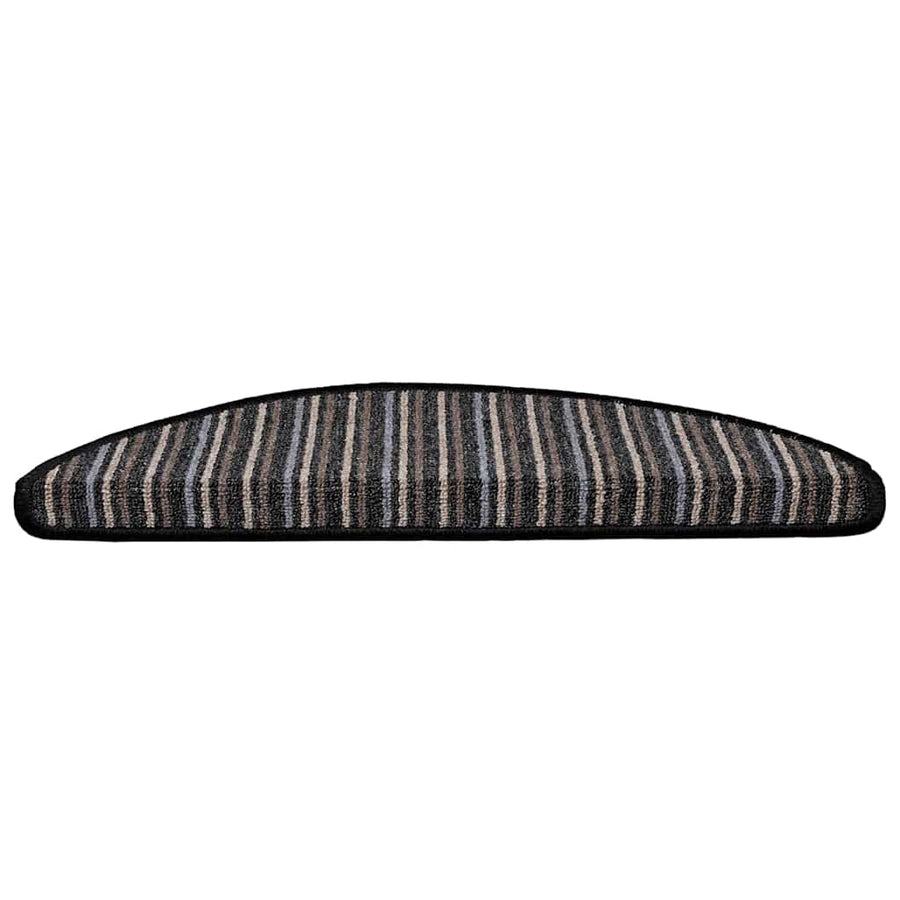 Zelfklevende Trapmatten 15 pcs Antraciet 56 x 17 x 3 cm