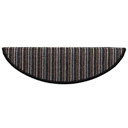 Zelfklevende Trapmatten 15 pcs Antraciet 56 x 17 x 3 cm