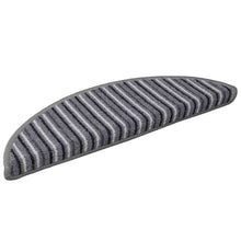 Zelfklevende Trapmatten 15 pcs Grijs 56 x 17 x 3 cm
