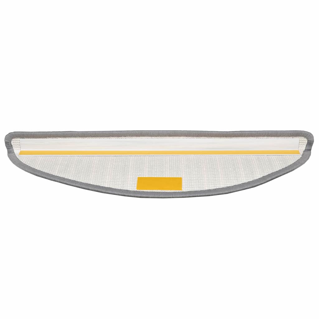 Zelfklevende Trapmatten 15 pcs Grijs 56 x 17 x 3 cm