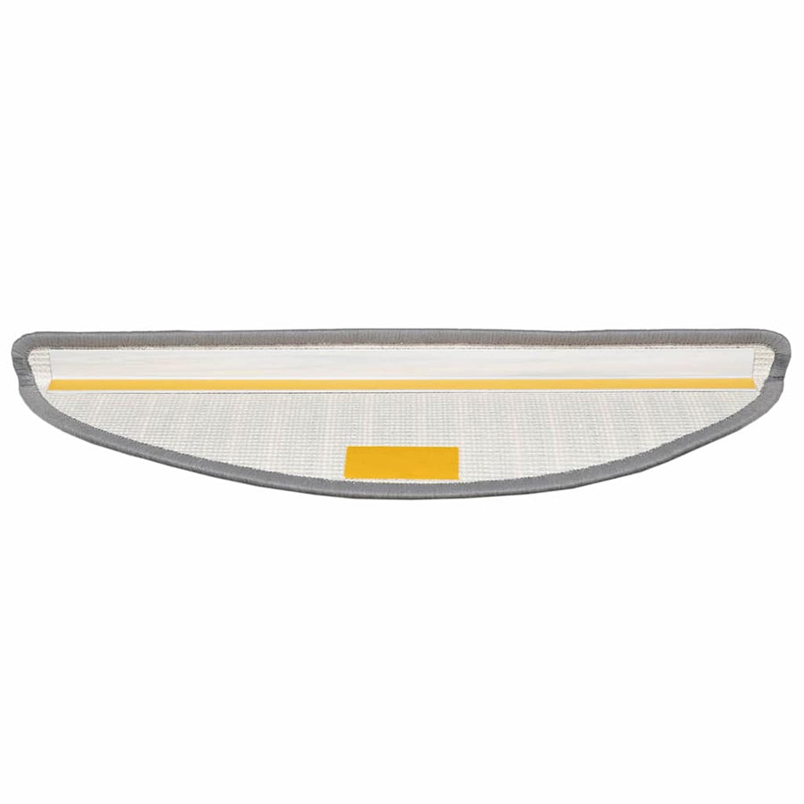 Zelfklevende Trapmatten 15 pcs Grijs 56 x 17 x 3 cm