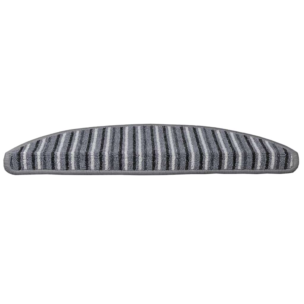 Zelfklevende Trapmatten 15 pcs Grijs 56 x 17 x 3 cm