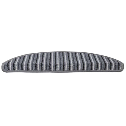 Zelfklevende Trapmatten 15 pcs Grijs 56 x 17 x 3 cm