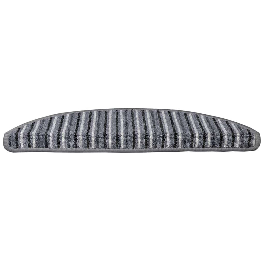 Zelfklevende Trapmatten 15 pcs Grijs 56 x 17 x 3 cm