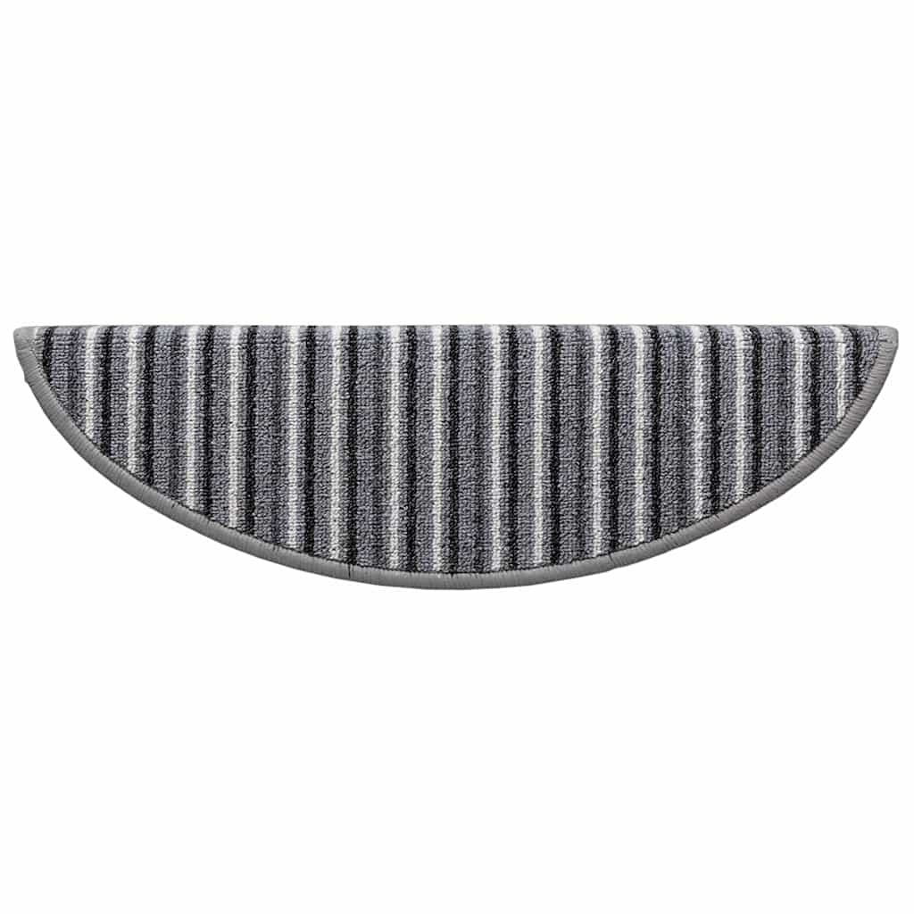 Zelfklevende Trapmatten 15 pcs Grijs 56 x 17 x 3 cm