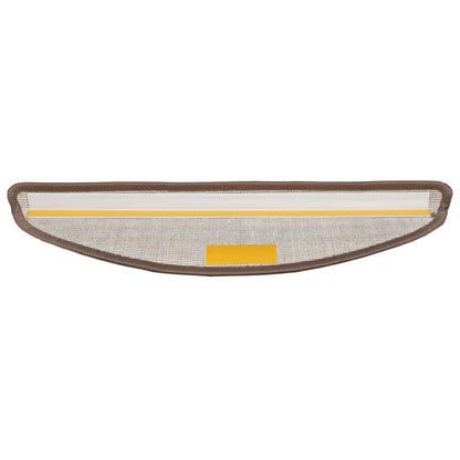 Zelfklevende Trapmatten 15 pcs Bruin 56 x 17 x 3 cm