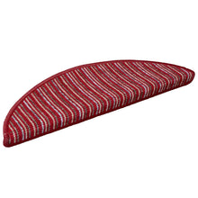 Zelfklevende Trapmatten 15 pcs Rood 56 x 17 x 3 cm