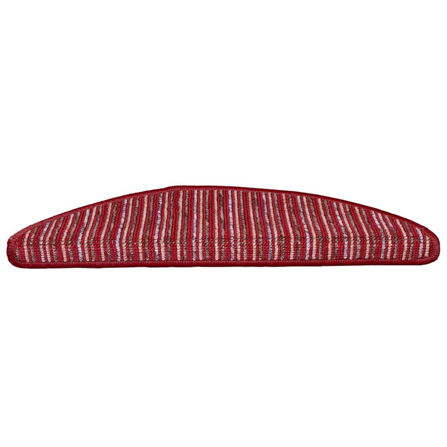 Zelfklevende Trapmatten 15 pcs Rood 56 x 17 x 3 cm