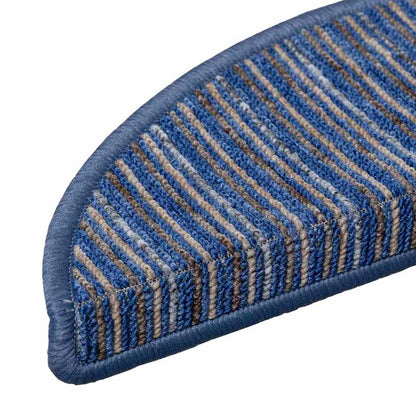 Zelfklevende Trapmatten 15 pcs Blauw 56 x 17 x 3 cm