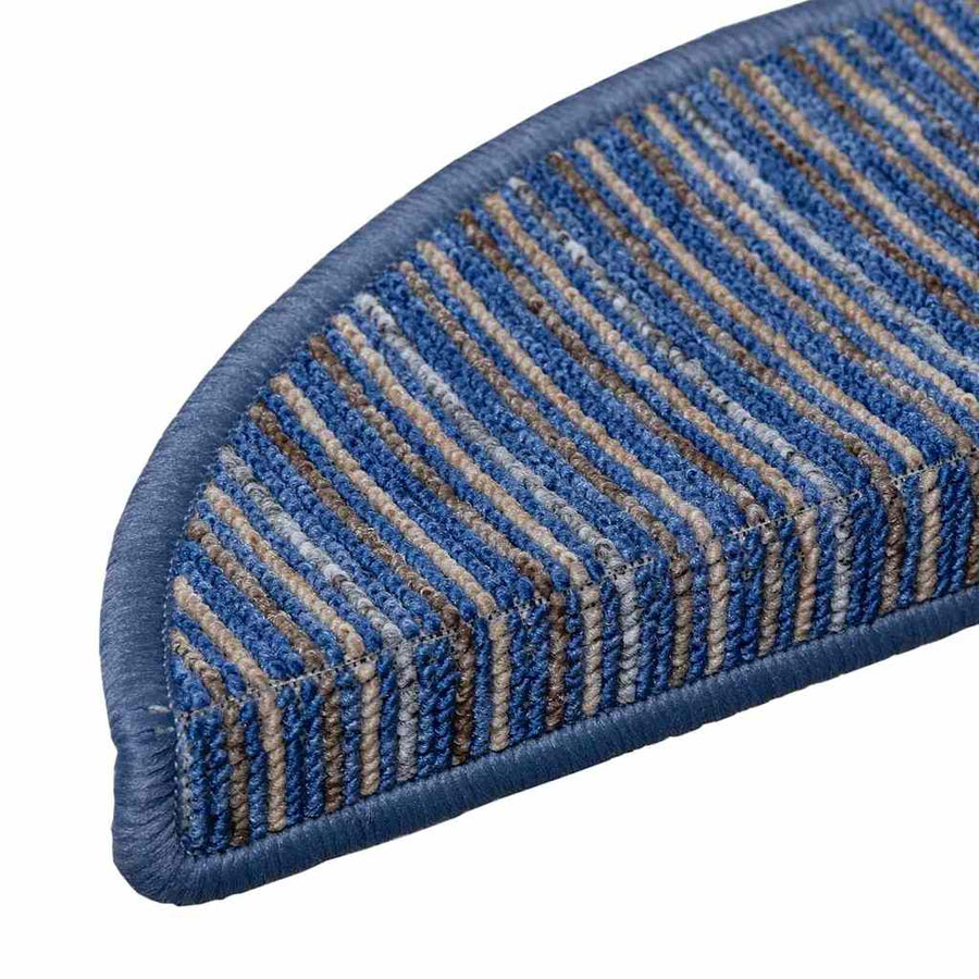 Zelfklevende Trapmatten 15 pcs Blauw 56 x 17 x 3 cm