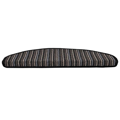 Zelfklevende Trapmatten 15 pcs Antraciet 65 x 21 x 4 cm