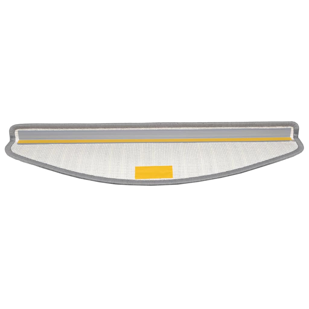 Zelfklevende Trapmatten 15 pcs Grijs 65 x 21 x 4 cm