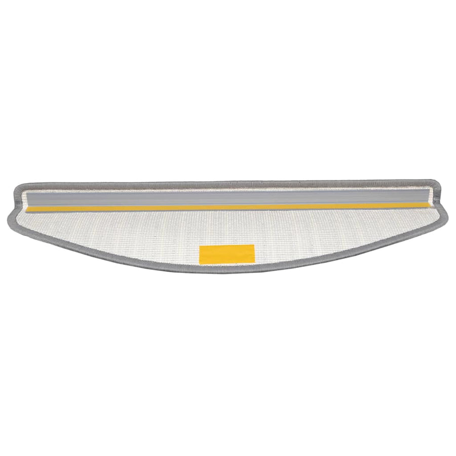 Zelfklevende Trapmatten 15 pcs Grijs 65 x 21 x 4 cm