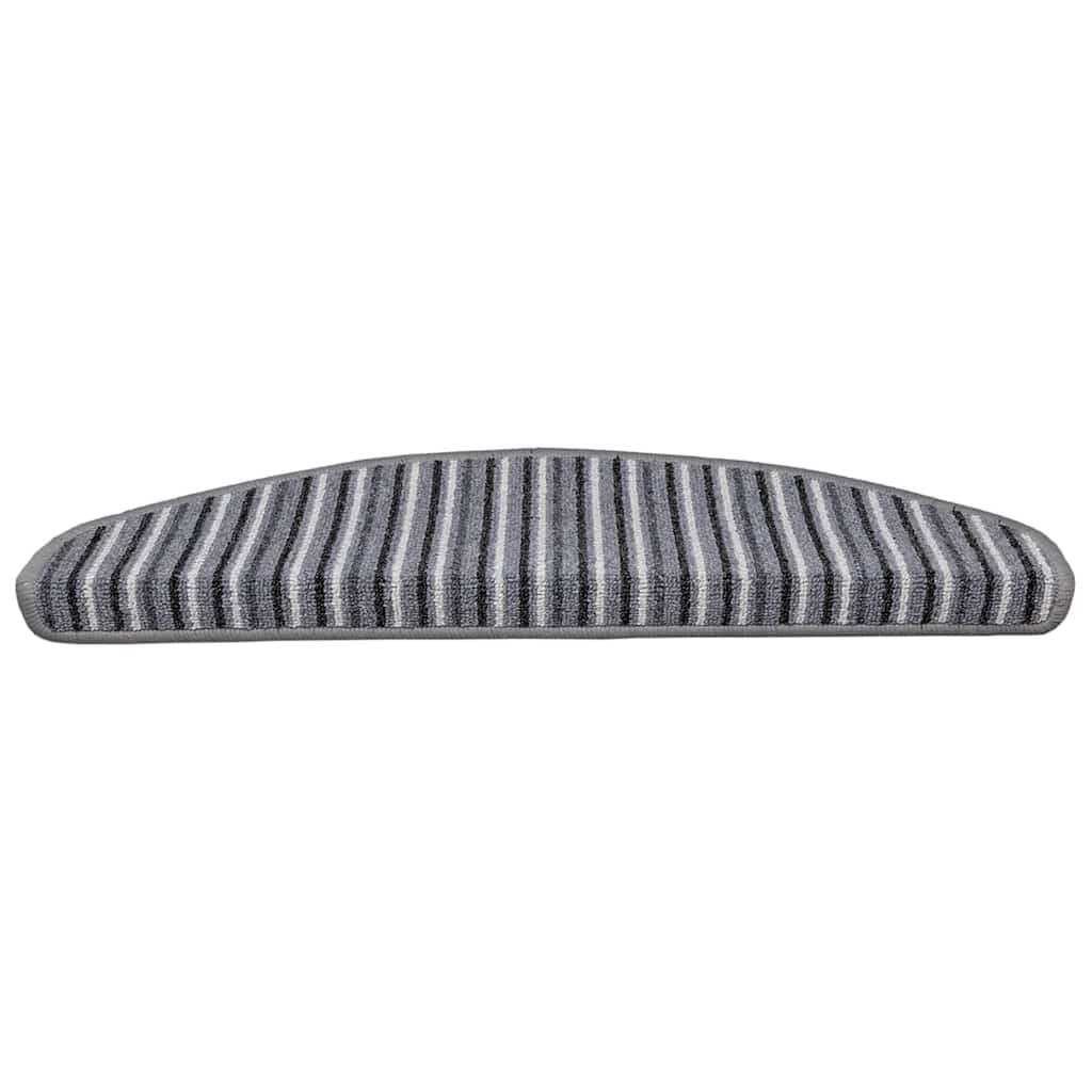 Zelfklevende Trapmatten 15 pcs Grijs 65 x 21 x 4 cm