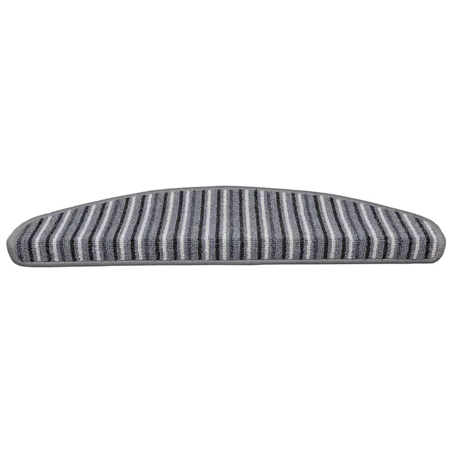 Zelfklevende Trapmatten 15 pcs Grijs 65 x 21 x 4 cm