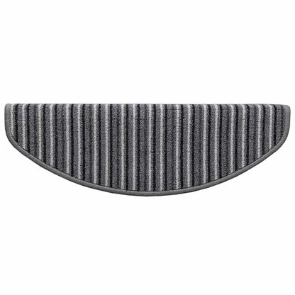 Zelfklevende Trapmatten 15 pcs Grijs 65 x 21 x 4 cm