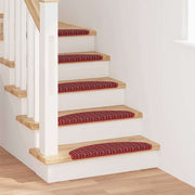 Trapmatten 15 stuks rood 65x21x4 cm zelfklevend