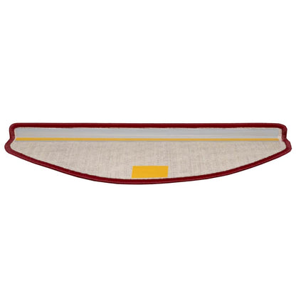 Zelfklevende Trapmatten 15 pcs Rood 65 x 21 x 4 cm