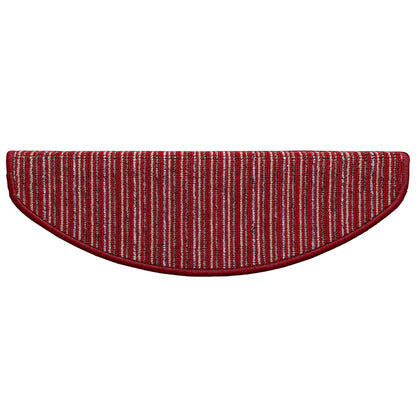Zelfklevende Trapmatten 15 pcs Rood 65 x 21 x 4 cm