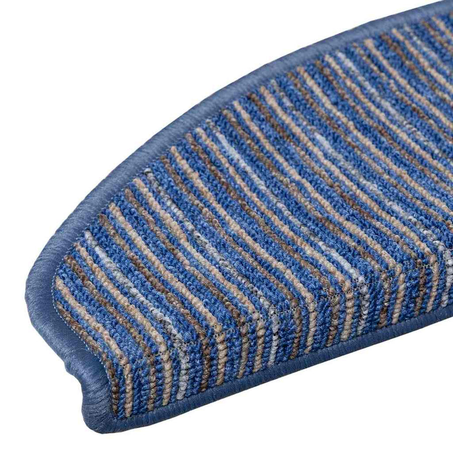 Zelfklevende Trapmatten 15 pcs Blauw 65 x 21 x 4 cm