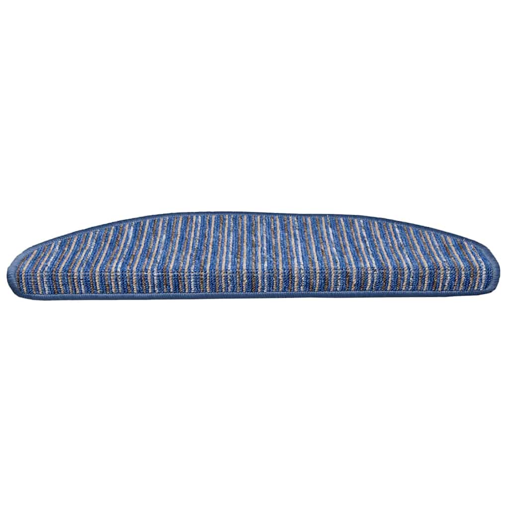 Zelfklevende Trapmatten 15 pcs Blauw 65 x 21 x 4 cm