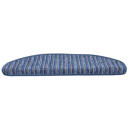 Zelfklevende Trapmatten 15 pcs Blauw 65 x 21 x 4 cm