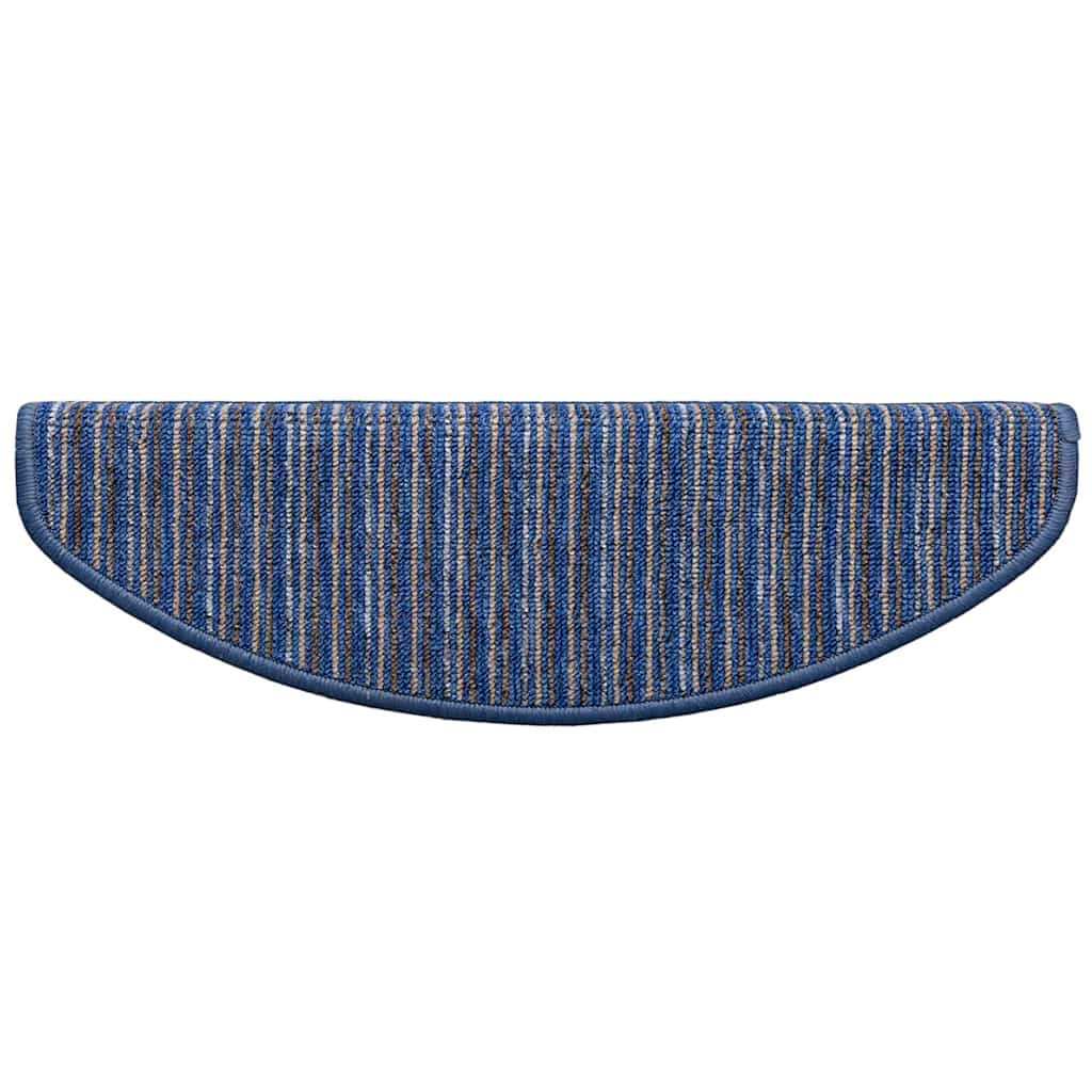 Zelfklevende Trapmatten 15 pcs Blauw 65 x 21 x 4 cm