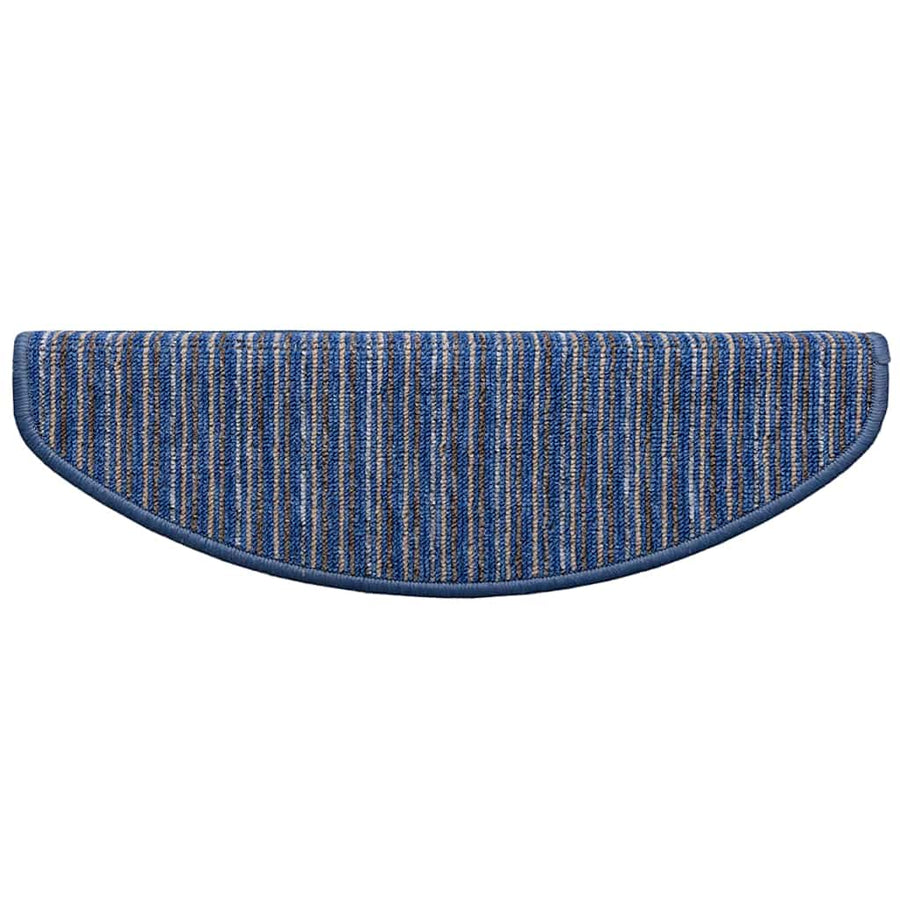 Zelfklevende Trapmatten 15 pcs Blauw 65 x 21 x 4 cm