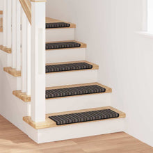 Zelfklevende Trapmatten 15 pcs Antraciet 65 x 21 x 4 cm