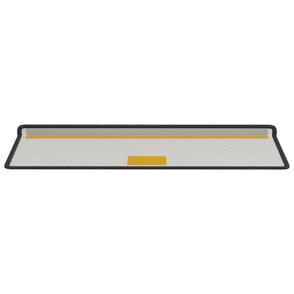 Zelfklevende Trapmatten 15 pcs Antraciet 65 x 21 x 4 cm