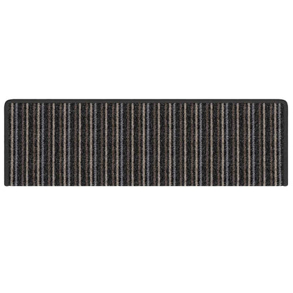Zelfklevende Trapmatten 15 pcs Antraciet 65 x 21 x 4 cm