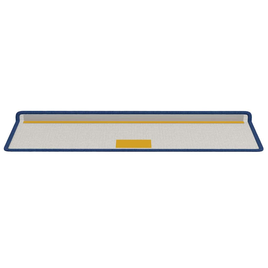 Zelfklevende Trapmatten Gestreept 15 pcs Blauw 65 x 21 x 4 cm