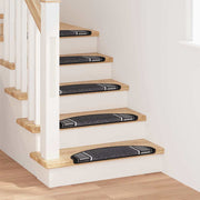 Trapmatten 15 stuks antraciet 65x21x4 cm