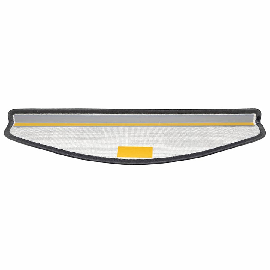 Zelfklevende Trapmatten 15 pcs Antraciet 65 x 21 x 4 cm