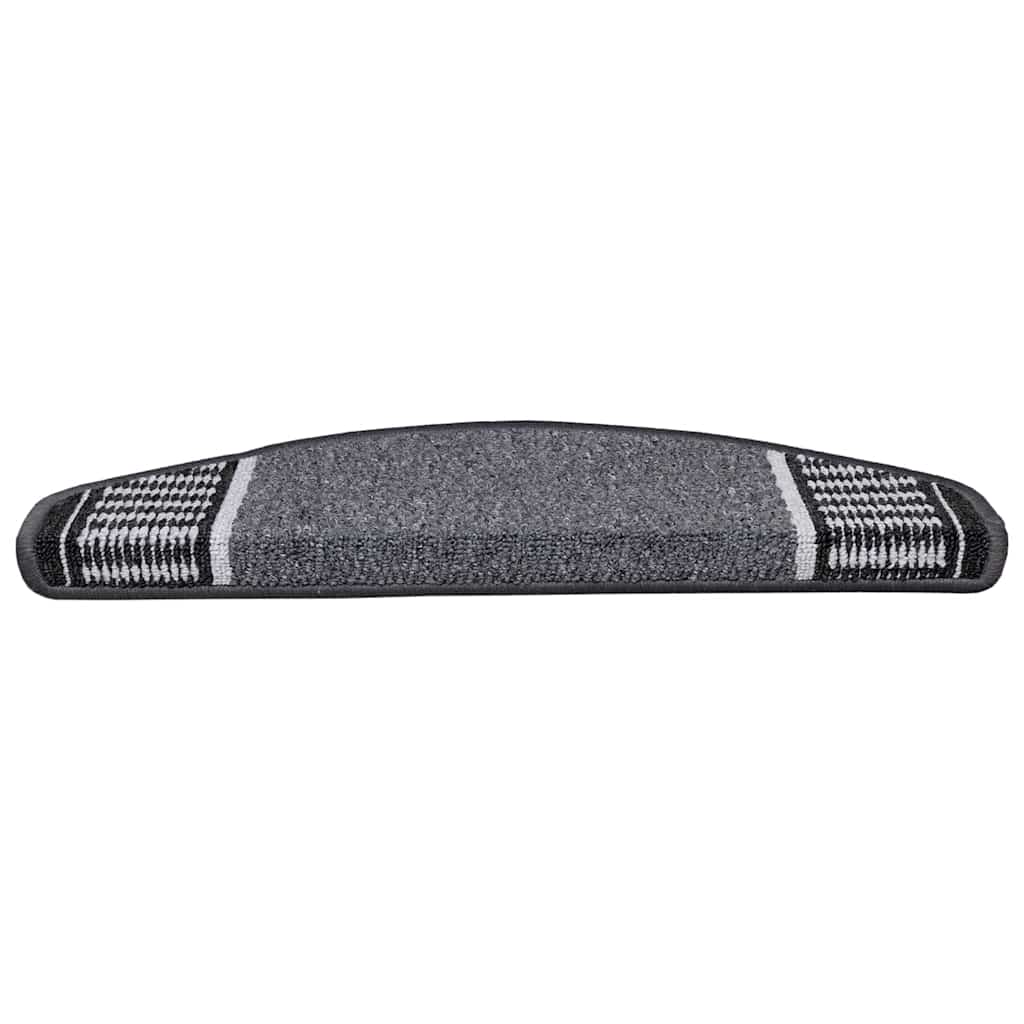 Zelfklevende Trapmatten 15 pcs Antraciet 65 x 21 x 4 cm