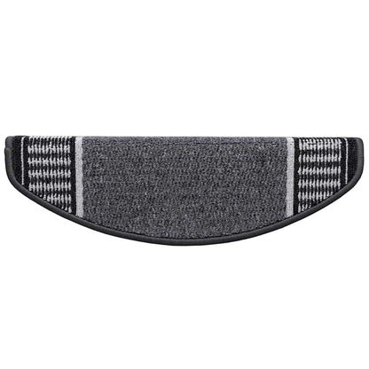 Zelfklevende Trapmatten 15 pcs Antraciet 65 x 21 x 4 cm