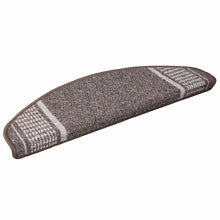 Zelfklevende Trapmatten 15 pcs Bruin 65 x 21 x 4 cm